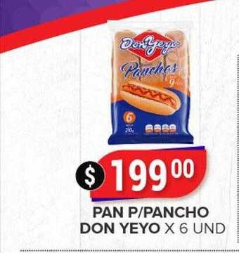 Supermercados Mayor Pan p pancho don yeyo oferta