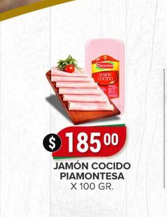 Supermercados Mayor Jamón cocido piamontesa oferta
