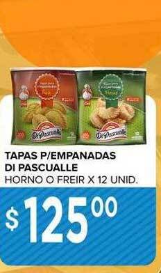 Supermercados Mayor Tapas p empanadas di pascualle horno o freir oferta