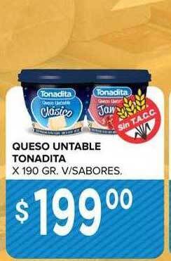 Supermercados Mayor Queso untable tonadita oferta