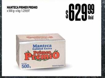 Makro Manteca primer premio oferta