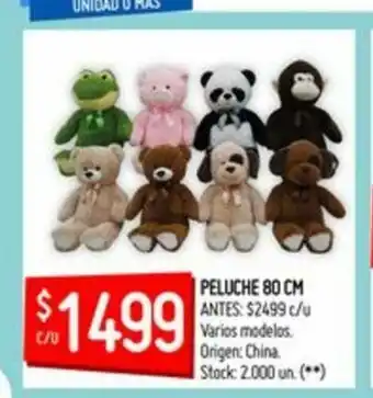 Changomas Peluche 80cm oferta