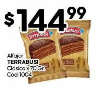 Diarco Alfajor terrabusi clásico oferta