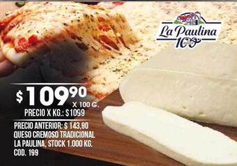 Coto Queso cremoso tradicional la paulina oferta
