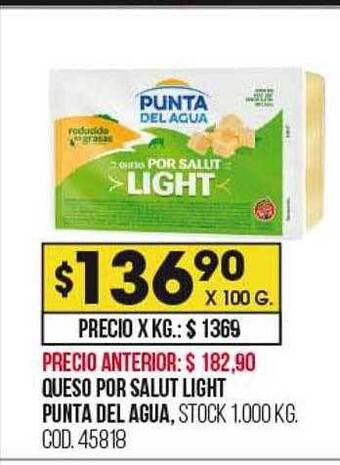 Coto Queso por salut light punta del agua oferta