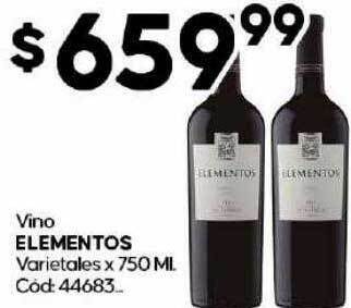 Diarco Vino elementos varietales oferta