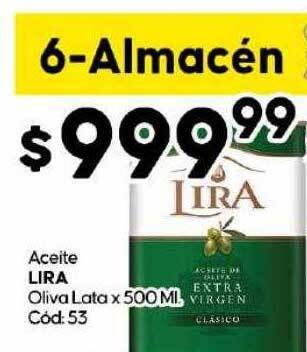 Diarco Aceite lira oliva lata oferta