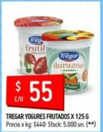 Changomas Tregar Yogures Frutados x 125g oferta