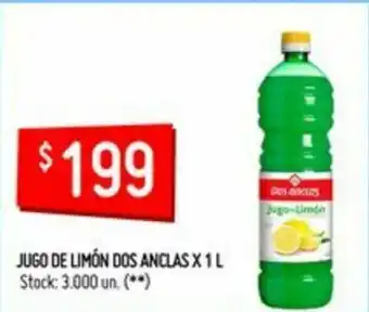 Changomas Jugo De Limón Dos Anclas x 1l oferta