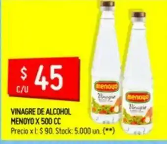 Changomas Vinagre De Alcohol Menoyo x 500cc oferta