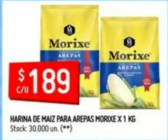 Changomas Harina De Maiz Para Arepas Morixe x 1kg oferta