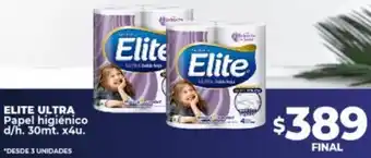 Supermayorista Vital Elite Ultra Papel Higiénico d/h 30mt x 4u oferta