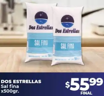 Supermayorista Vital Dos Estrellas Sal Fina 500g oferta