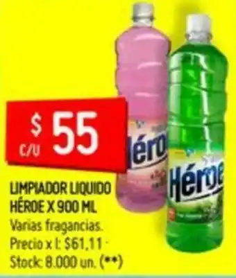 Changomas Limpiador Liquido Hèrde x 900ml oferta