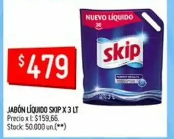 Changomas Skip Jabón Líquido x3Lt oferta