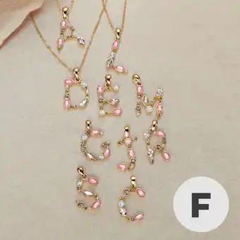 Avon Collar inicial josie | letra f oferta