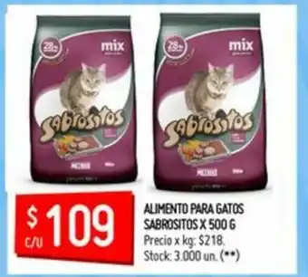 Changomas Sabrositos Alimento Para Gatos x500g oferta