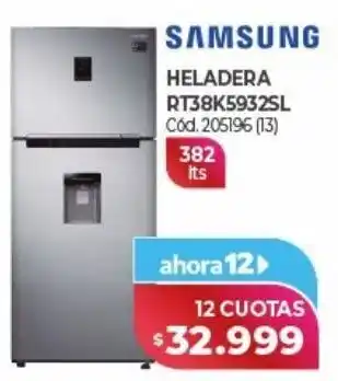 Naldo Lombardi Heladera samsung 382l oferta