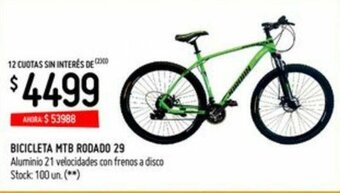 Changomas Bicicleta MTB Rodado 29 oferta