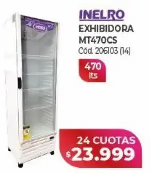 Naldo Lombardi Exhibidora inelro 470l oferta