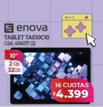 Naldo Lombardi Tablet enova 10" 2gb/32gb oferta