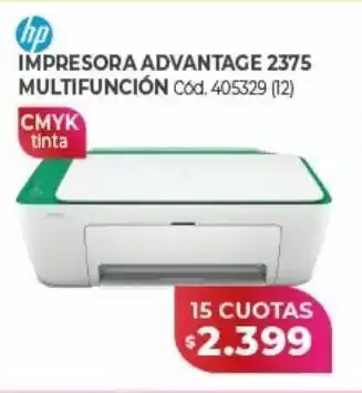 Naldo Lombardi Impresora multifunción hp advantage 2375 oferta
