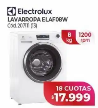 Naldo Lombardi Lavarropa electrolux elaf08w oferta