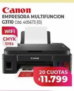 Naldo Lombardi Impresora multifunción canon g3110 oferta