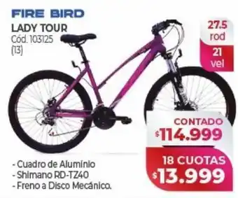 Naldo Lombardi Fire bird lady tour 27,5 rod oferta