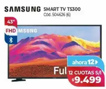 Naldo Lombardi Samsung smart tv 43" t5300 oferta