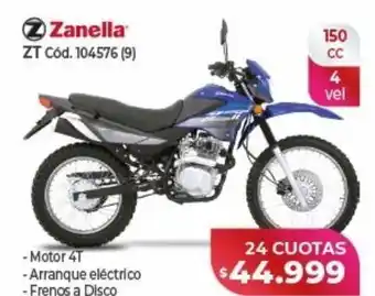 Naldo Lombardi Zanella zt 150cc oferta