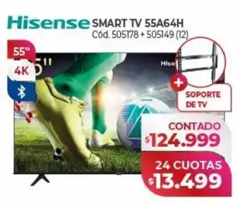Naldo Lombardi Hisense smart tv 55a64h oferta
