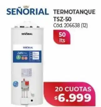 Naldo Lombardi Termotanque señorial tsz-50 oferta