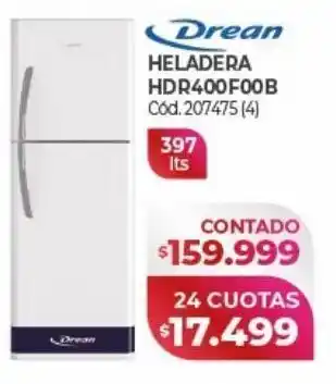 Naldo Lombardi Heladera drean 397l oferta