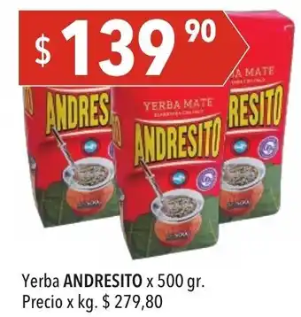 Hergo Andresito Yerba x 500 gr. oferta