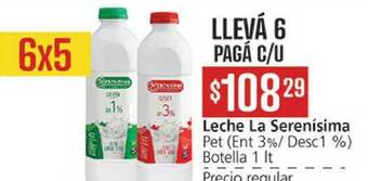 Supermercados Aiello Leche La Serenísima oferta