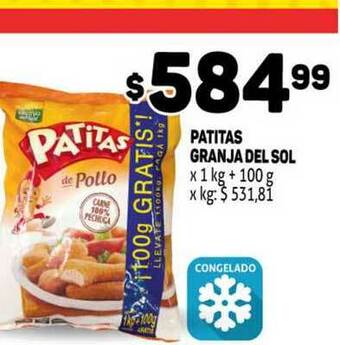 Makro Patitas Granja Del Sol oferta