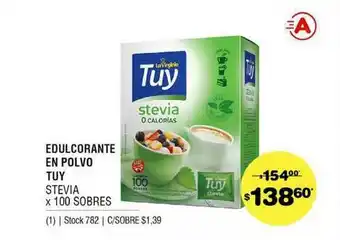 Atomo Conviene Edulcorante En Polvo Tuy Stevia oferta