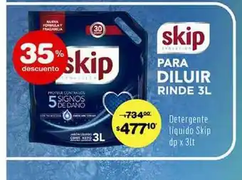 Atomo Conviene Skip Detergente Líquido 3L oferta