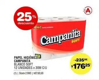 Atomo Conviene Papel Higiénico Campanita oferta