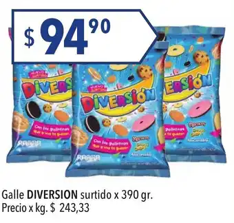 Hergo Diversion Galle surtido x 390 gr. oferta