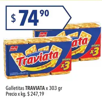 Hergo Traviata Galletitas x 303 gr oferta