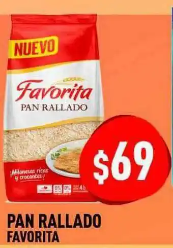Supermercados Zeta Pan Rallado Favorita oferta