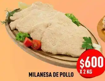 Supermercados Zeta Milanesa De Pollo x 2k oferta