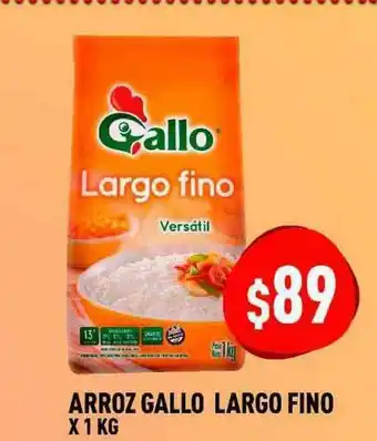 Supermercados Zeta Arroz Gallo Largo Fino x 1kg oferta