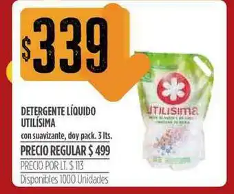Supermercados Vea Detergente Liquido Utilisima oferta