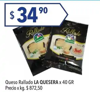Hergo La Quesera Queso Rallado x 40 gr oferta