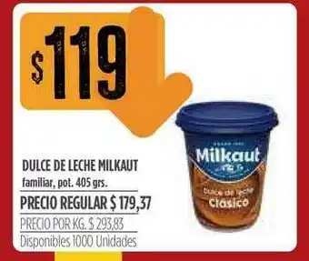 Supermercados Vea Dulce De Leche Milkaut X 405g. oferta