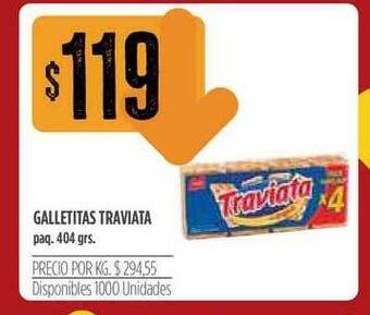 Supermercados Vea Galletitas Traviata 404grs oferta
