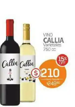 Alvear Vino Callia Varietales x 750cc oferta